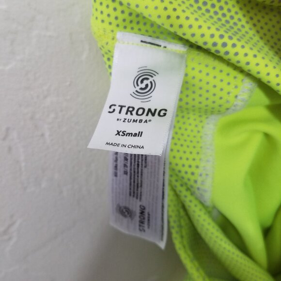 STRONG by Zumba Fitness Reflective Neon Leggings Size XS - Picture 8 of 9